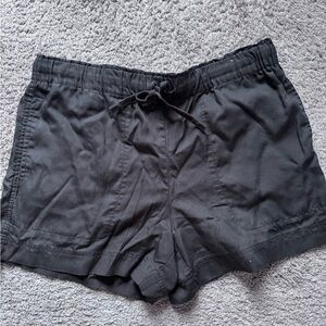 Black Women's Casual Drawstring Shorts